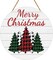 Christmas Decorations Indoor Door Decorations Merry Christmas Sign Buffalo Plaid Tree Wall Decor Wooden Front Door Hanger for Porch Wall Indoor Home Decor